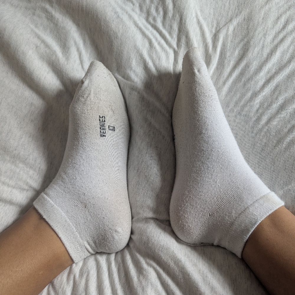 White Ankle Gym Socks